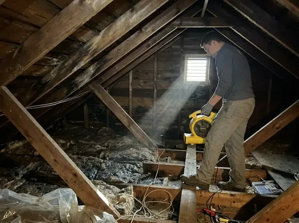attic-water-damage-drying-proc-007 — frequently asked questions, Emergency Water Extraction & 24/7 Flood Response in Lumbert…